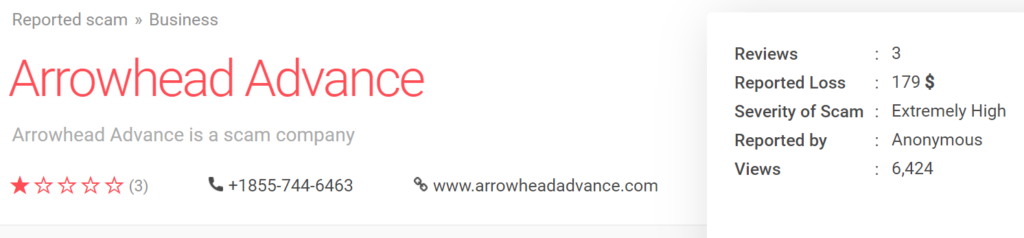 arrowhead advance review